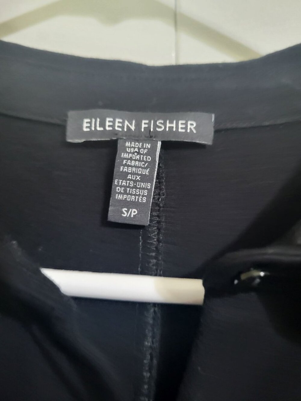 Eileen Fisher Women's S Shirt Dress Tunic Collar Button Up Lagenlook Minimalist - Picture 3 of 9